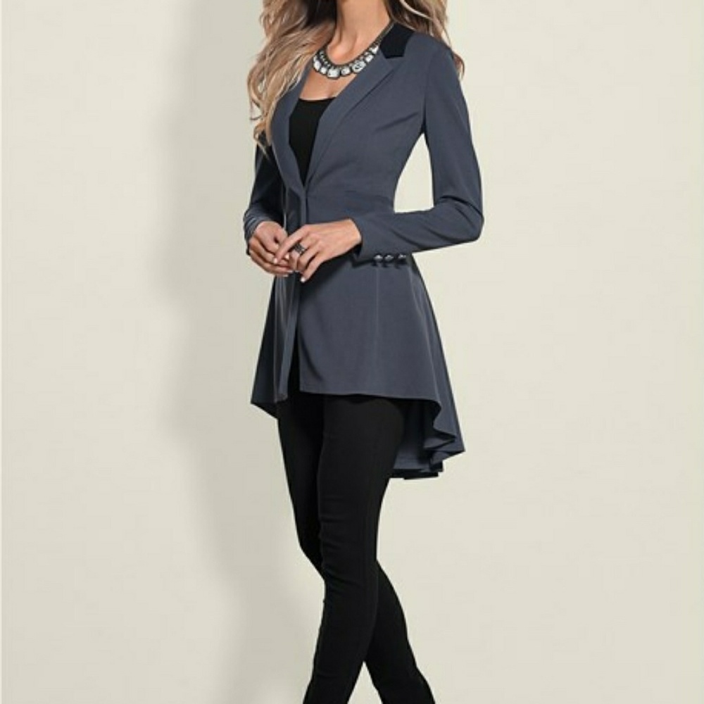 Venus grey blazer size 6